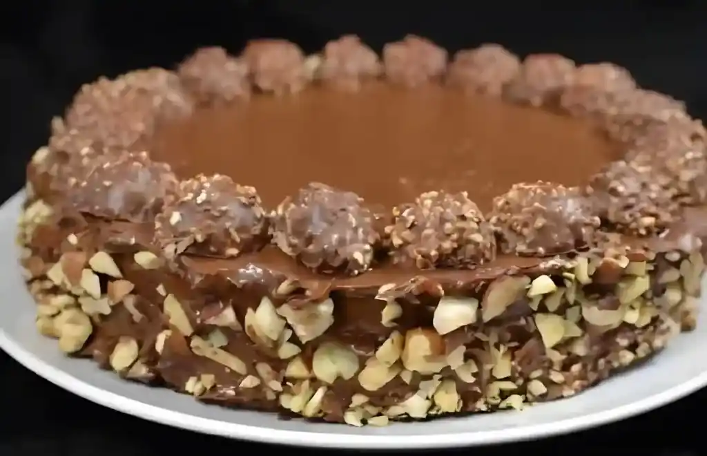 In 20 Minuten fertig und ohne backen, Ferrero Rocher Torte !