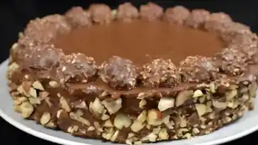 In 20 Minuten fertig und ohne backen, Ferrero Rocher Torte !