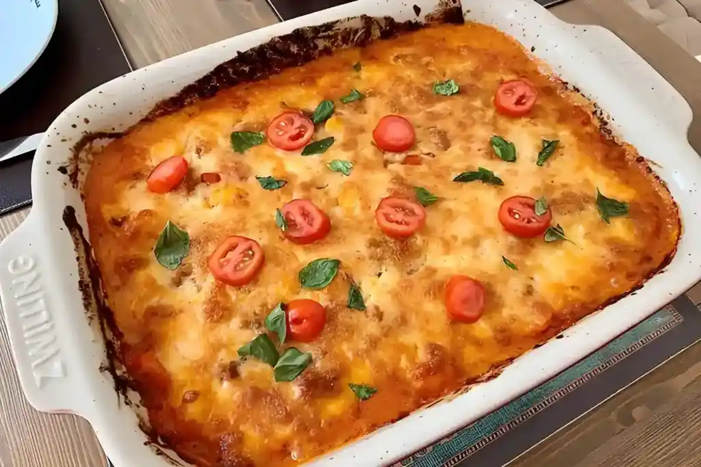 Italienischer Gnocchiauflauf sehr einfach und schnell gemacht