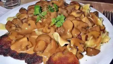 Jagerschnitzel mit Spatzle furs Abendessen 4x