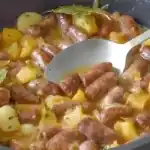 KARTOFFEL BRATWURST PFANNE IN 15 MINUTEN FERTIG !