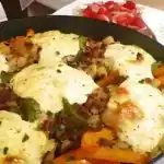 Kartoffel – Paprika – Pfanne mit Hackfleisch 4x
