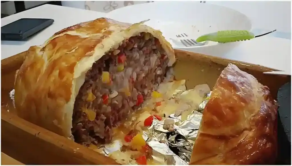 Käse – Hackbraten in Blätterteig Tolles Rezept