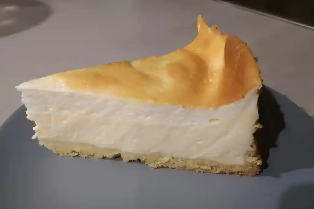 Käsekuchen mit 2 Schichten, Mango-Himbeer-Sorbet
