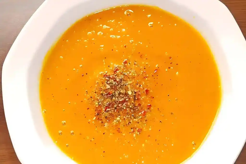 Kürbissuppe mit Ingwer und Kokosmilch