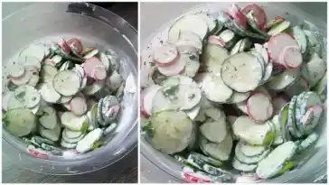 Lecker Radieschen-Gurkensalat mit schneller Zubereitung