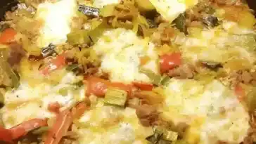 Lowcarb lauch paprika pfanne