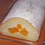 MANDARINENQUARK – BISKUITROLLE