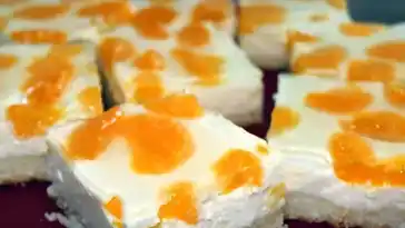Mandarinen Käsekuchen, Blechkuchen Rezept
