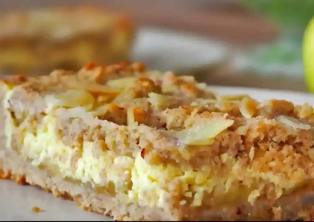 Mehlfreie Quark-Apfel-Schnitten