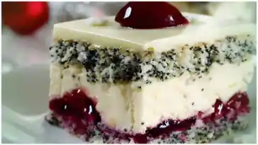 Mohn-Kirsch-Kuchen Cherry Lady