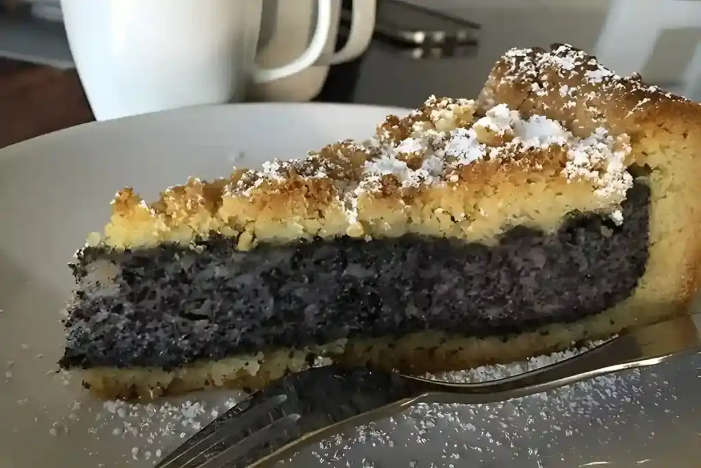 Mohn-Pudding-Kuchen