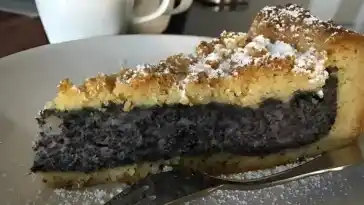 Mohn-Pudding-Kuchen