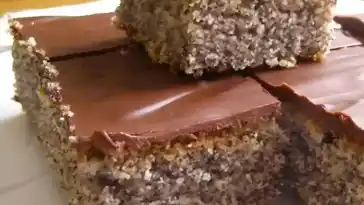 Mohnkuchen, schnell und leicht zu machen.