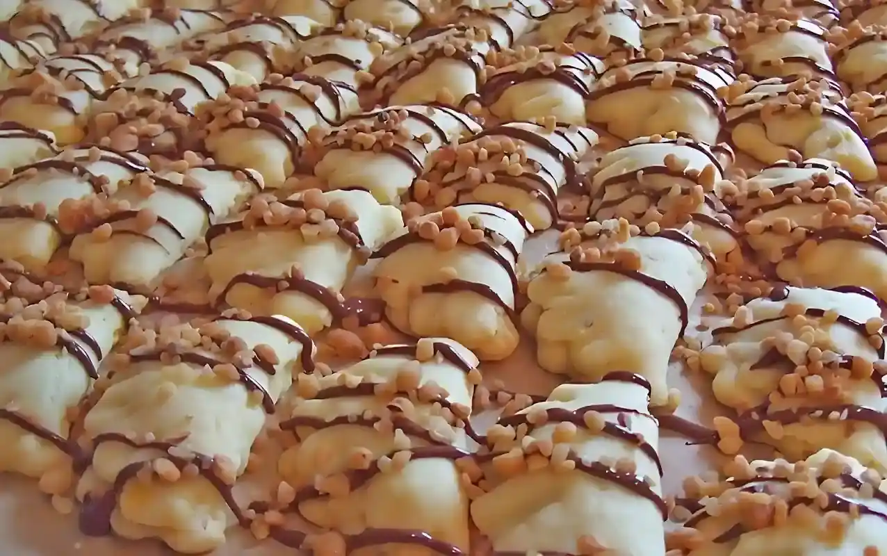 Nougat Plätzchen, die auf der Zunge schmelzen!