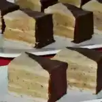 Nussschnitten mit Kaffee-Creme