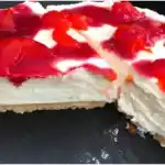 Ohne Backen Philadelphia Torte Mit Maracuja Gelee und Himbeersosse