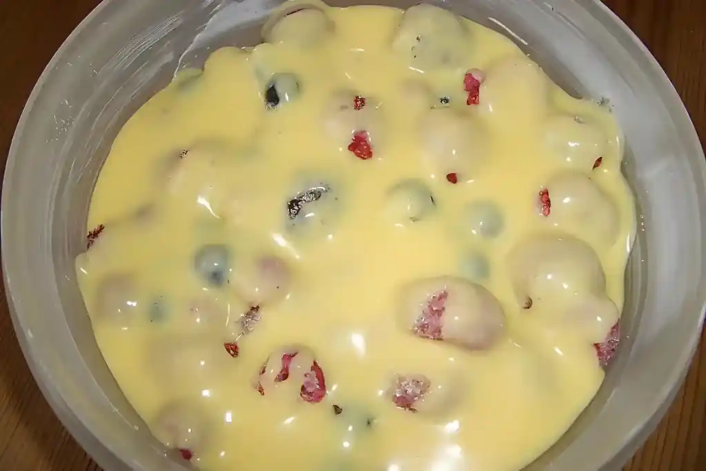Orpheus traum dessert mit eierlikör