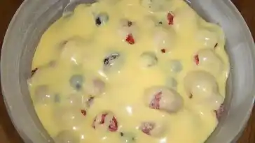 Orpheus traum dessert mit eierlikör