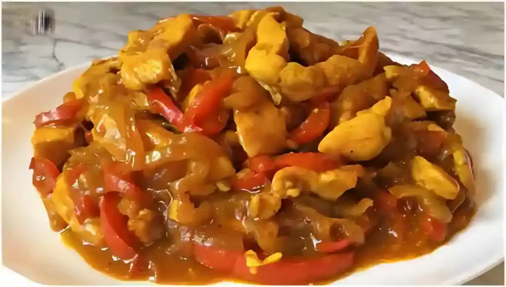 Perfektes Feierabend-Essen Schnelles Hähnchen-Paprika-Gemüse