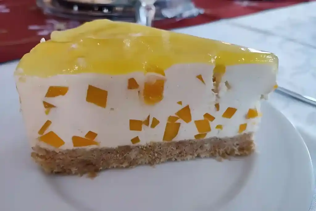 Pfirsich-Maracuja-Philadelphiatorte ohne Backe
