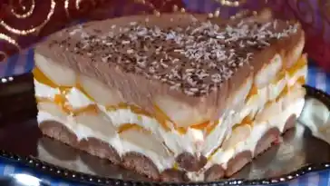 Pfirsich Torte ohne Backen !