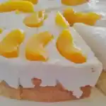 Pfirsich – Joghurt Torte mit Vanillehauch