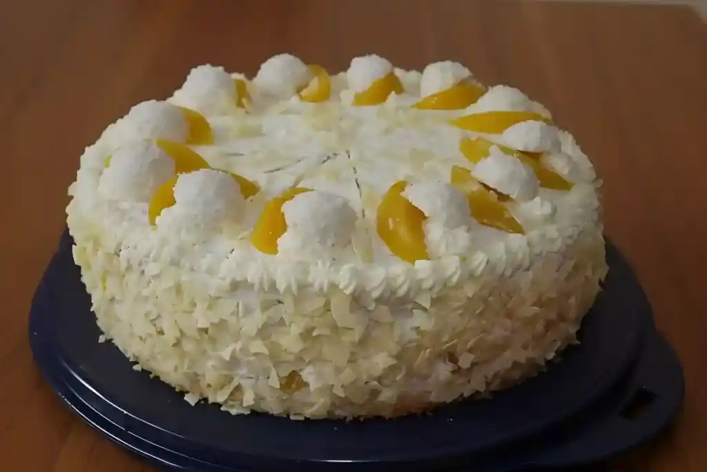 Pfirsich-Raffaello-Torte