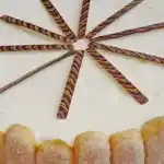 Philadelphia Torte mit Mandarinen und Loffelbiskuits 4x