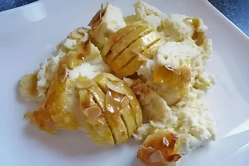 Quark – Auflauf mit Äpfeln