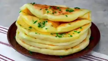 Knoblauchfladen ohne Hefe