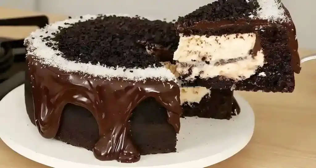 SCHOKOKUCHEN MIT FRISCHKÄSE, SCHMECKT WIE VERRÜCKT !