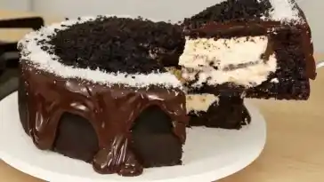 SCHOKOKUCHEN MIT FRISCHKÄSE, SCHMECKT WIE VERRÜCKT !