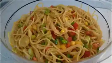 SPAGHETTI CURRY SALAT SPITZENMASSIG LECKER 4x