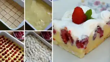 Sahne-Himbeer-Traum mit Pudding – ohne Backen