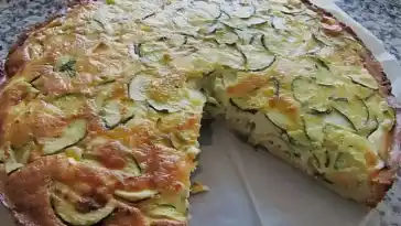 Schafskäse Zucchini Quiche