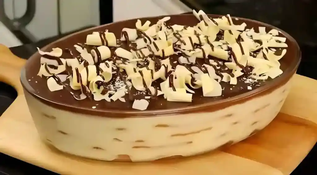 Schichtdessert mit Butterkeksen und Quark, einfach super lecker !
