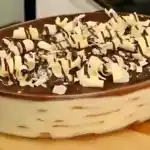 Schichtdessert mit Butterkeksen und Quark, einfach super lecker !