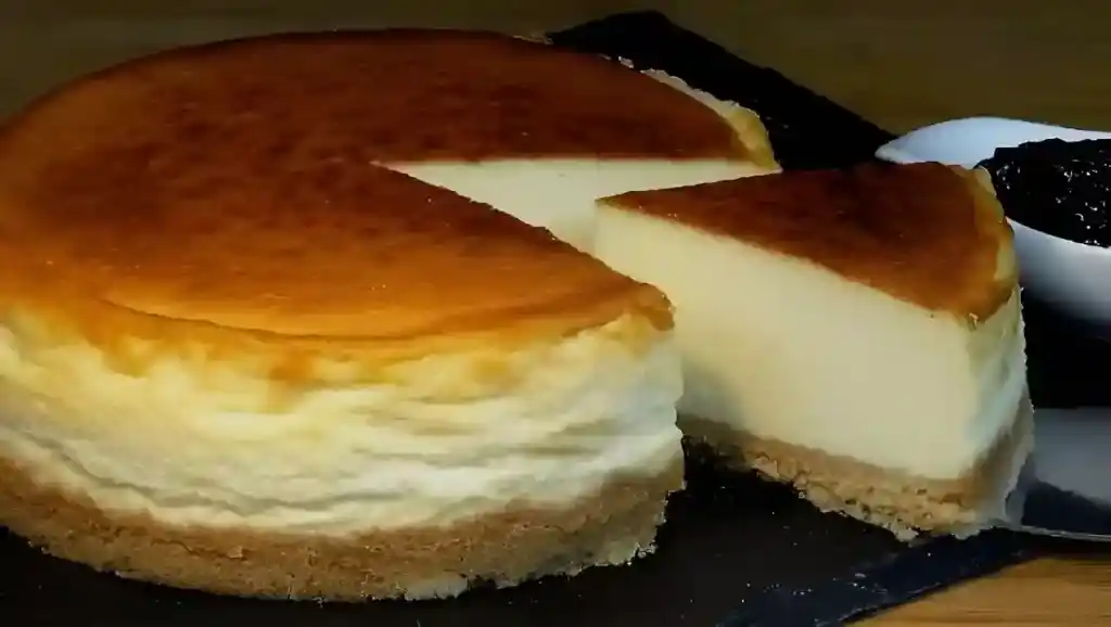 Schmilzt auf der Zunge, Käsekuchen mit Vanillepudding!