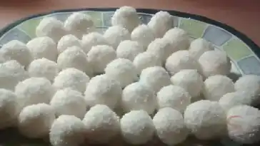 Schnelle Raffaello Kugeln aus 3 Zutaten 4x