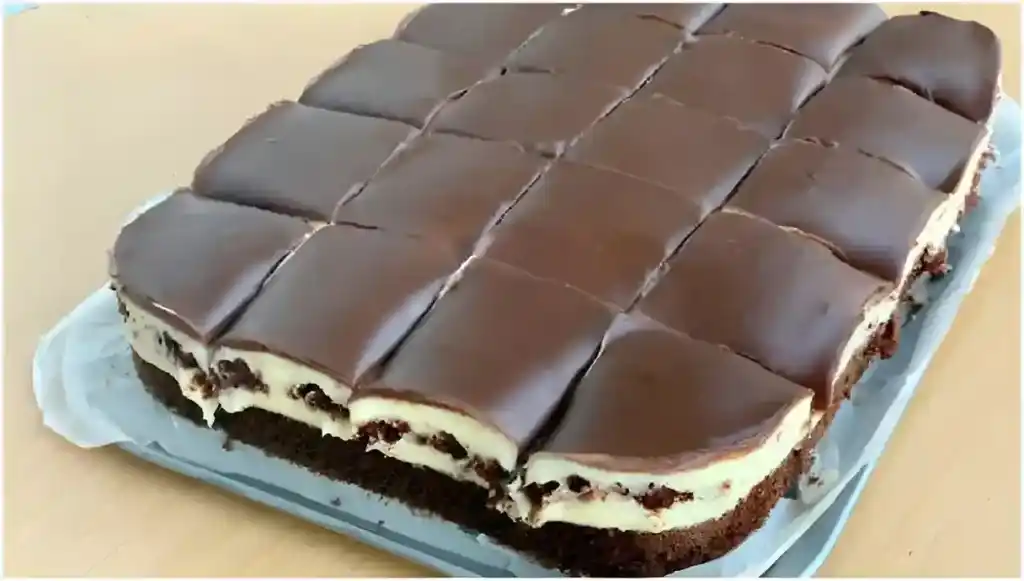 Schoko Schnitte mit Creme