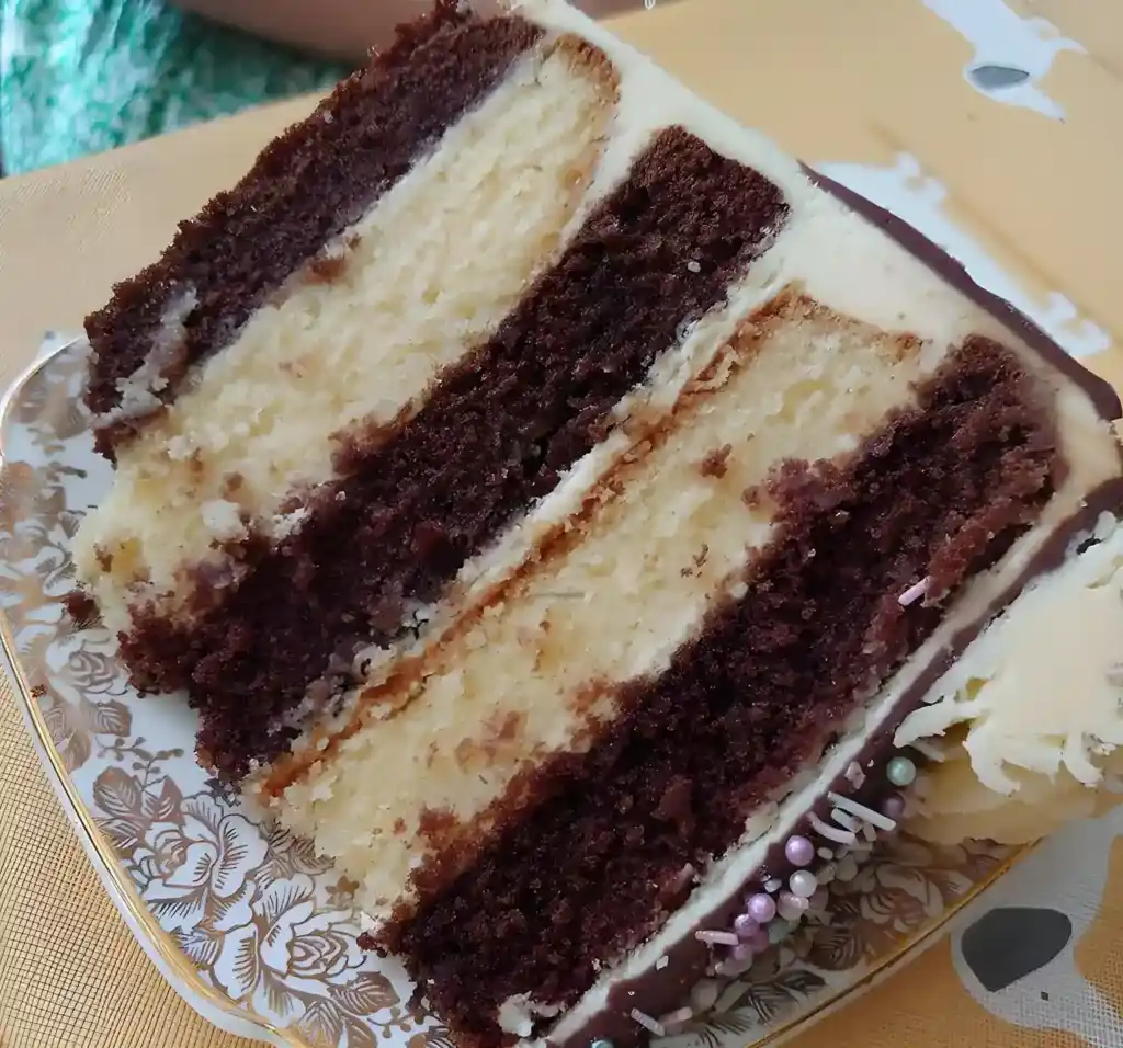 Schoko vanille traum das ist einer der leckersten kuchen die ich je gegessen habe