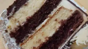 Schoko vanille traum das ist einer der leckersten kuchen die ich je gegessen habe