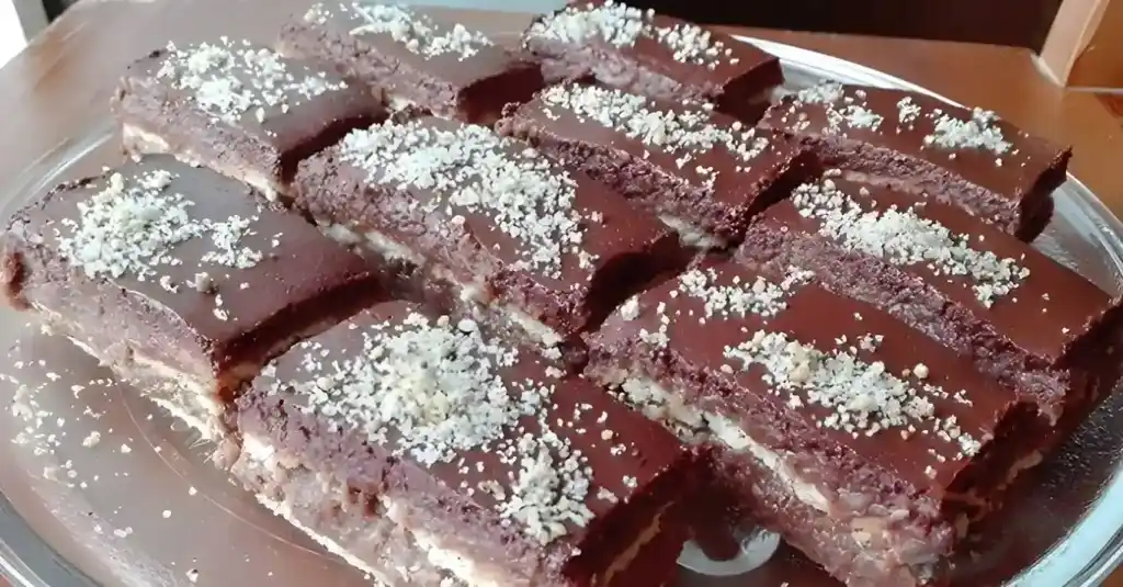 Schokolade Kokos Schnitten ohne Backen !