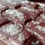 Schokolade Kokos Schnitten ohne Backen 4x