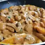 Schupfnudel-Hähnchen Gemüsepfanne