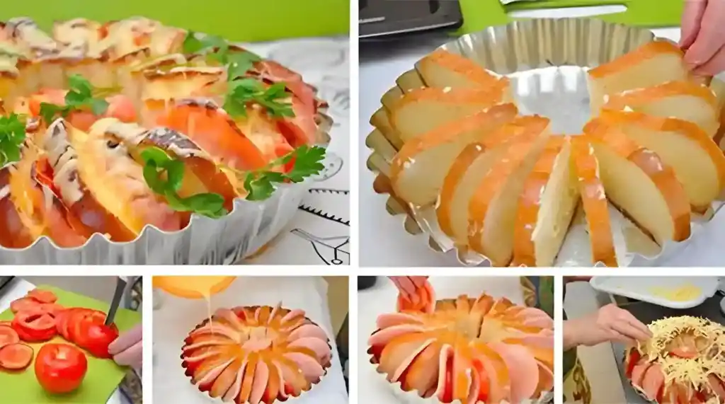 Toast-Torte zum Frühstück