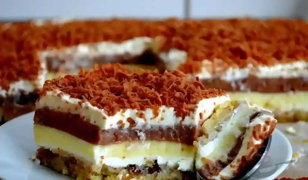 Traumhafter Puddingkuchen Sex auf dem Teller