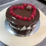 Tricolore-Torte mit Ferrero Rocher