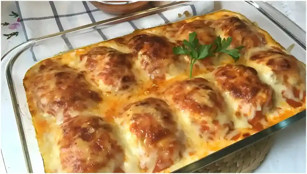 Überbackene Hackfleischbällchen